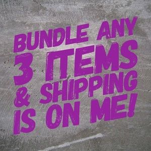 🤯 BUNDLE THREE OR MORE ITEMS FOR FREE SHIPPING 🤯